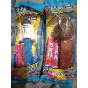 2 Pez  One R2 One Chewbacca With Pez New Expires 3/9/28